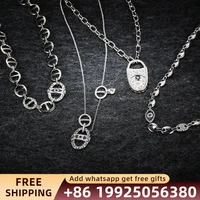 monaco jewelry womens necklaces eye necklace sweater chain s925 sterling silver original 11 fashion classic gift