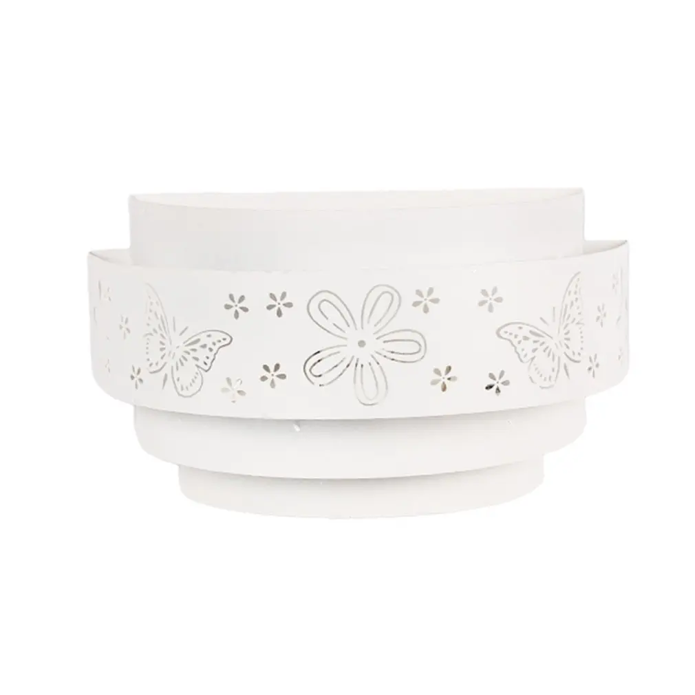 

Creative Personality Circle Printing Ceiling Lamp With High Light Transmission Lampshade Living Room Supplies