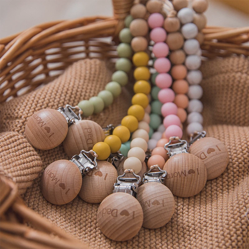 

1 шт., детская силиконовая цепочка для соски-пустышки