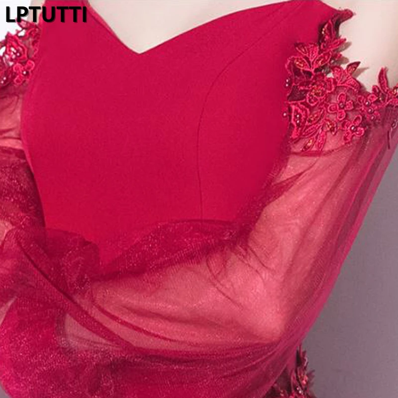 

LPTUTTI Lace Embroidery New For Women Elegant Date Ceremony Party Prom Gown Formal Gala Events Luxury Long Evening Dresses