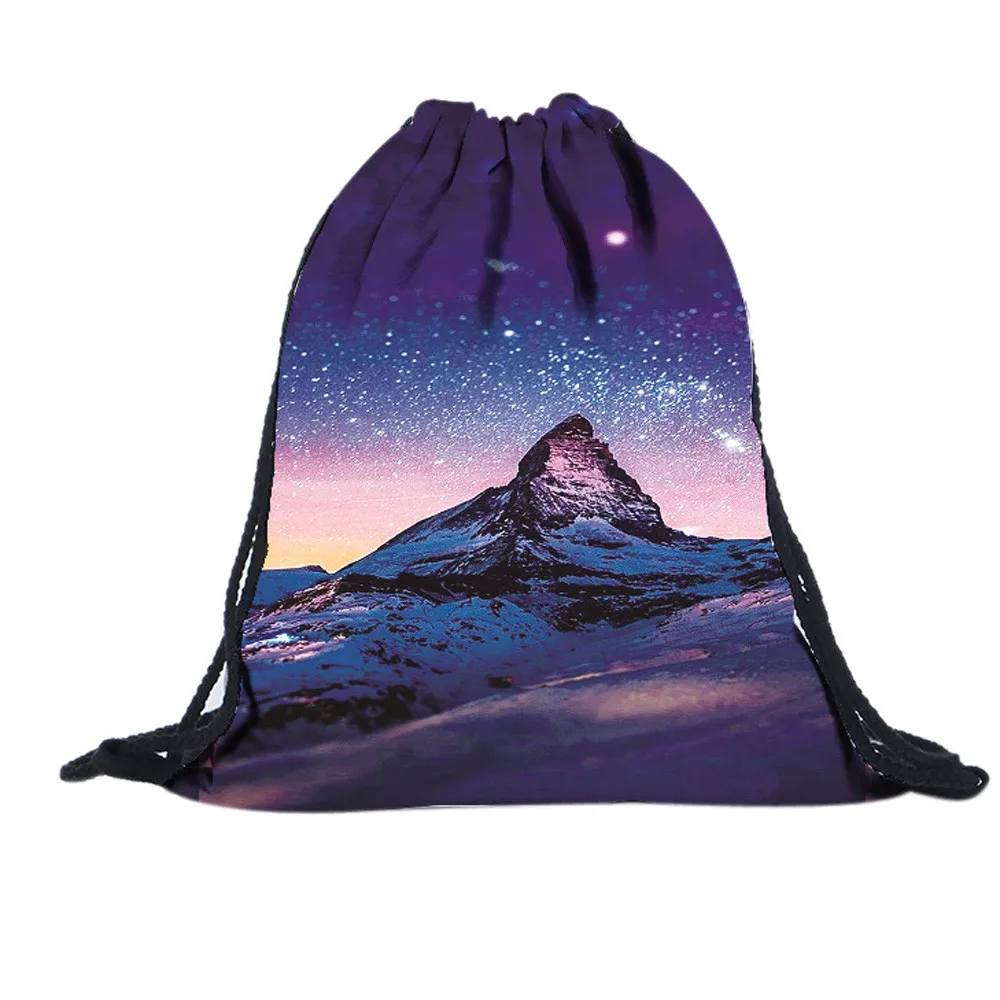 Дорожная сумка на шнурке с принтом карманный рюкзак унисекс школьный Пикачу