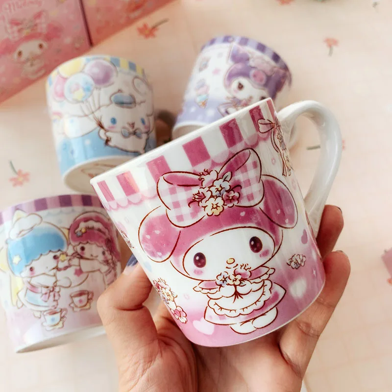 360 мл молочная керамическая чашка креативная стеклянная для утреннего чая сока