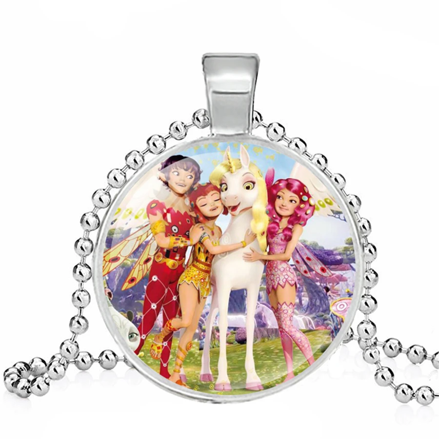 Модное ожерелье из мультфильма Миа и я сказочное аниме Пегас косплей Йо кулоны на