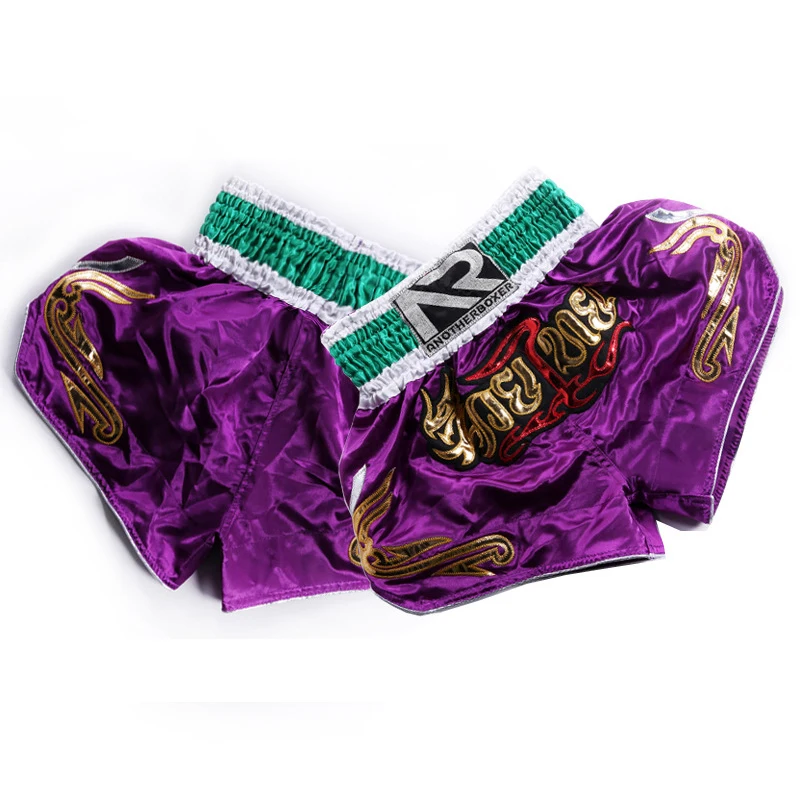 Кикбоксинг для мальчиков ММА Муай Тай мужчин и женщин тренировочные шорты