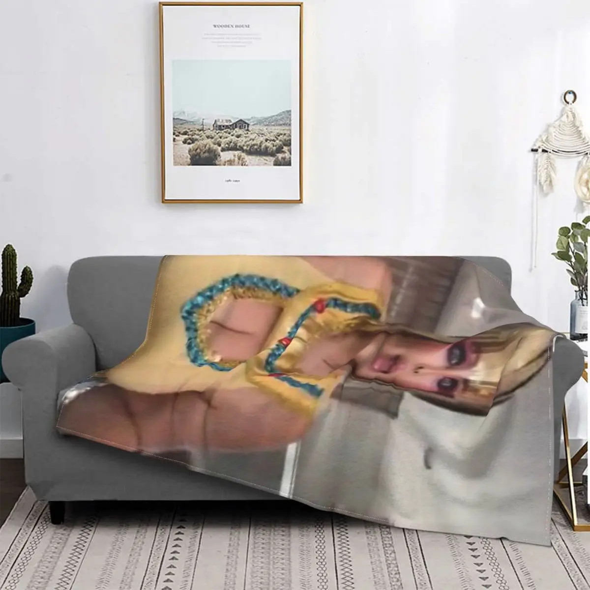 

Trisha Paytas-Manta a cuadros para cama, funda de lino para sofá, Sudadera con capucha