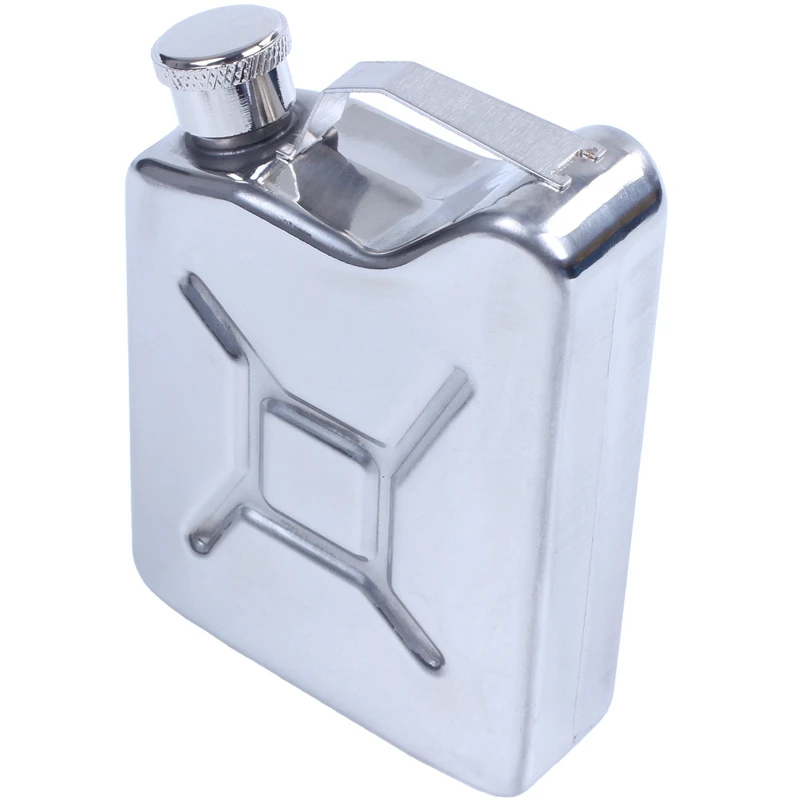

Mini Stainless Steel 5oz Hip Flask Liquor Whiskey Alcohol Fuel Gas Gasoline Can CNIM Hot