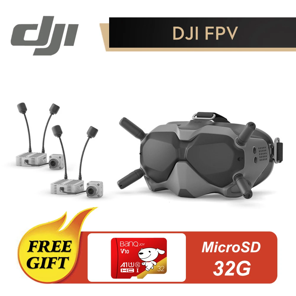 DJI FPV опыт комбо включает очки и воздушный блок с новой цифровой системой