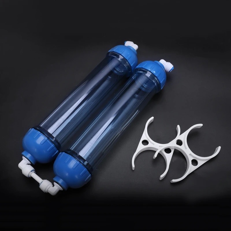 

Water Filter 2Pcs T33 Cartridge Housing Diy T33 Shell Filter Bottle 4Pcs Fittings Water Purifier For Reverse Osmosis System