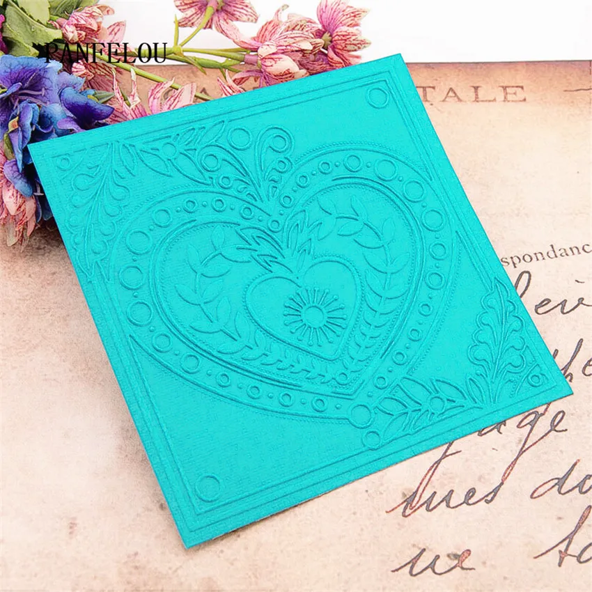 Фотоальбом для скрапбукинга 15 х15 виноградных лоз в форме сердца|Папки тиснения| |