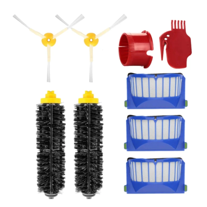 Запасные аксессуары комплект для IRobot Roomba 600 650 620 651 621 615 616 605 запчасти фильтр |