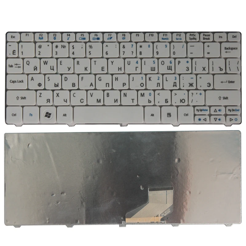 Клавиатура с русской раскладкой для ноутбука Acer Aspire One D257 AOD532H клавиатура NAV70 ZH9