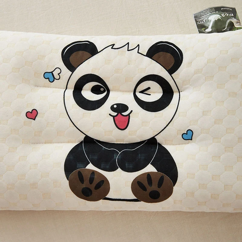 

Kids Pillow Natural Latex Baby Bed Pillows for Sleeping Cartoon Printing Children Pillows for 0-12 Years Old