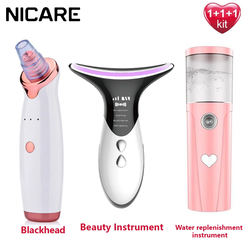 

Face Wrinkle Removal Neck Anti Wrinkle Beauty Device Face Lifting Tighten Double Chin LED Photon Therapy Skin Care Massager