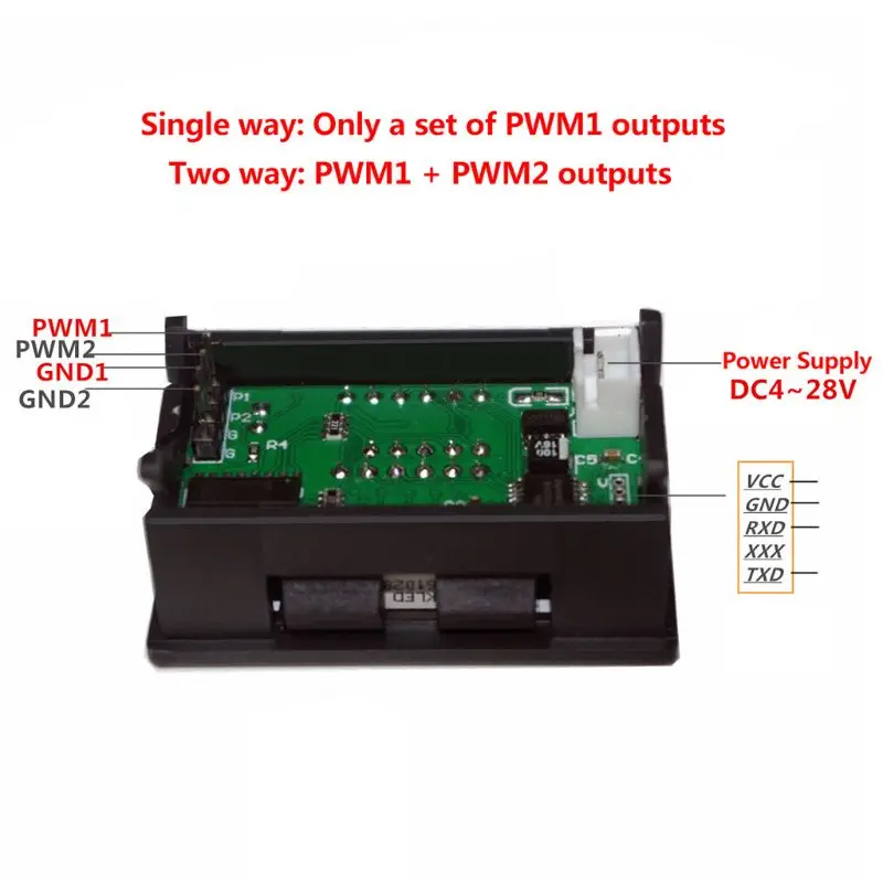 Single Signal Generator PWM Pulse Frequency Duty Cycle Adjustable Module 1Hz-160Khz | Инструменты