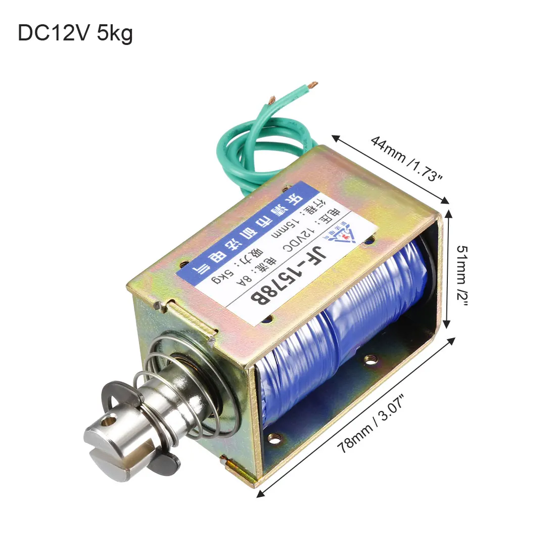 UXCELL DC 12V 31N 8/10/15 мм пуш-ап Тип Электромагнит открытая рамка Тип прямолинейного движения с хорошим качеством, для офисных помещений механические