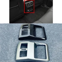 for nissan x trail rogue t32 2021 2022 carbon fiber car center console air conditioning air outlet cover interior accessories