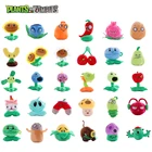 Игрушка плюшевая Растения против Зомби, милая мультяшная кукла, Подсолнух, кошачий хвост, зонтик Леа, дыня, пулт, подарок для детей, 39 видов, 15-20 см