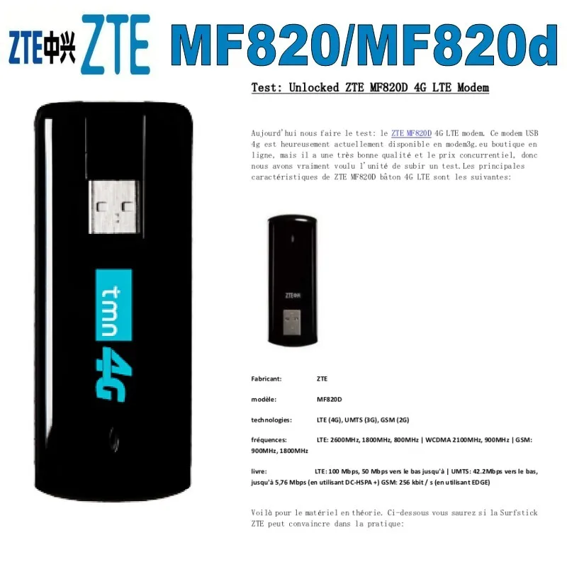 zte mf820 mf820d 4g lte модем 100 мбитс pk huawei e398 wi fi беспро
