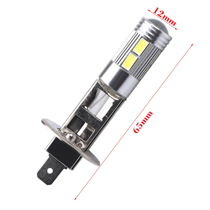 1 шт. H1/H3 светодиодный супер яркие белые 10SMD 5630 Сменные лампы для автомобильных