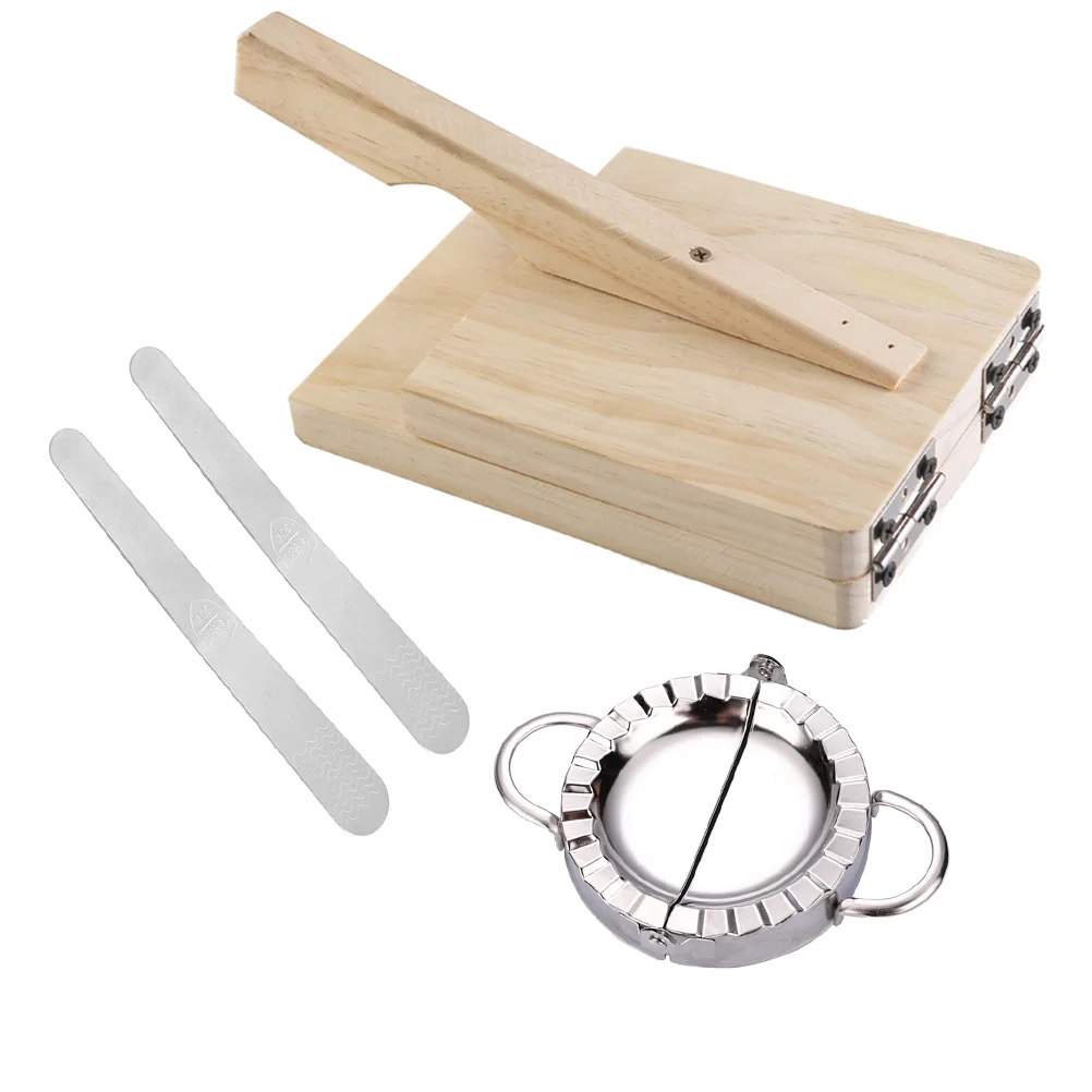 

Wooden Dumpling Wrapper Presser Dumpling Pressing Tool for Kitchen Home