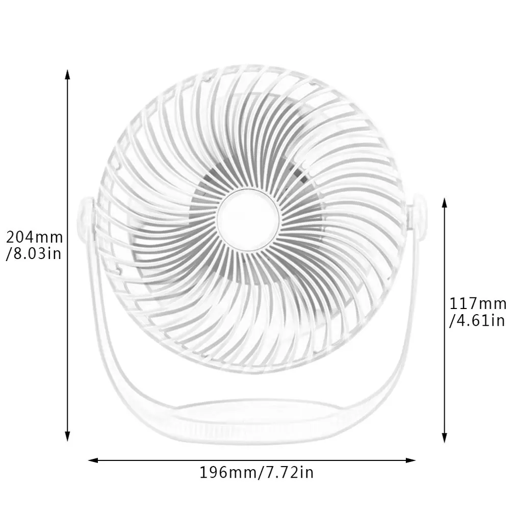 

7 Inch Portable Size USB Desk Fan Electric Desktop Fan Cooling Fan Cooler Plastic Air Conditioning Fan Conditioner