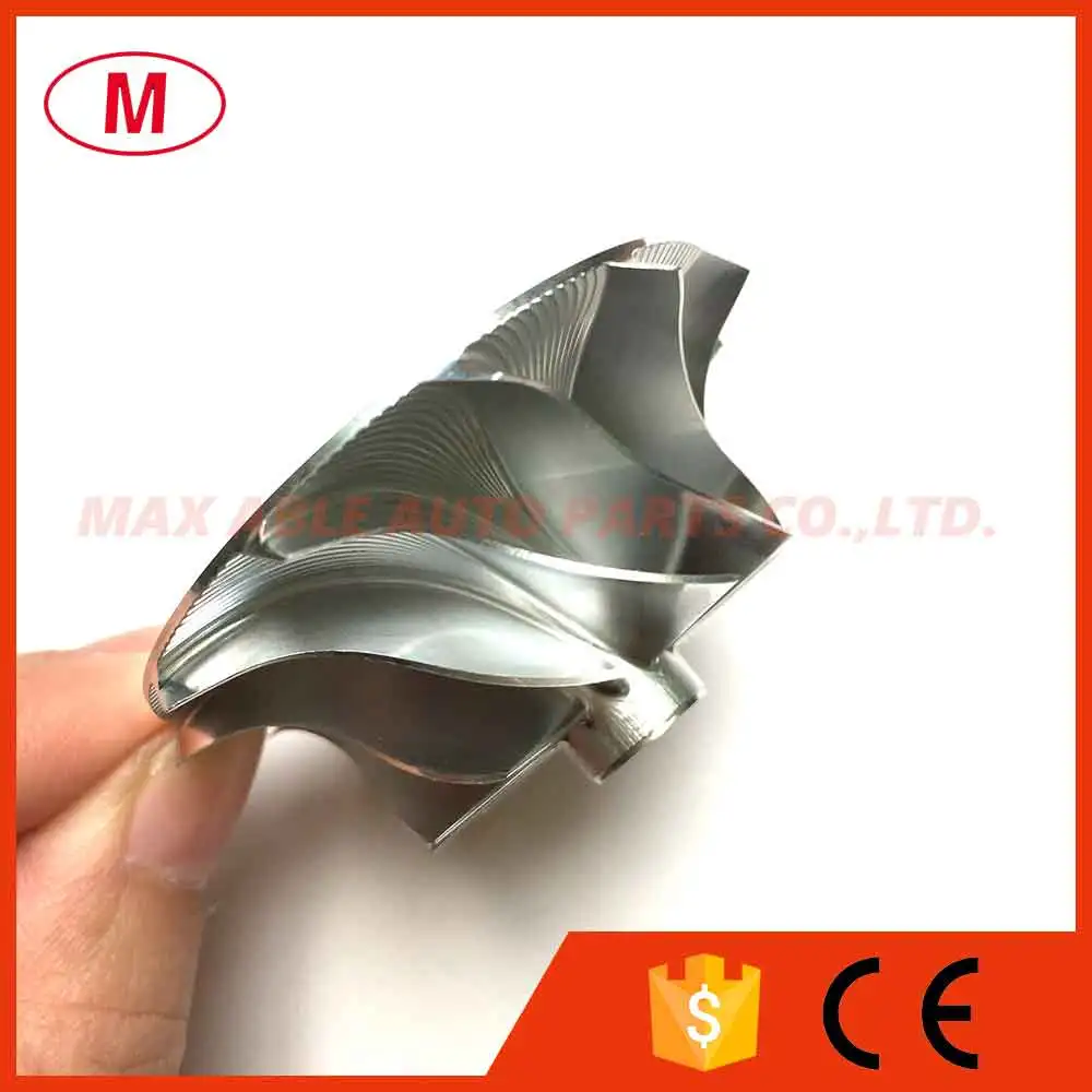 K04 5304-123-2032 34.53/50.96mm 11+0 blades Turbo Aluminum 2618/Milling/Billet compressor wheel for turbocharger 5303-970-0048 | Автомобили