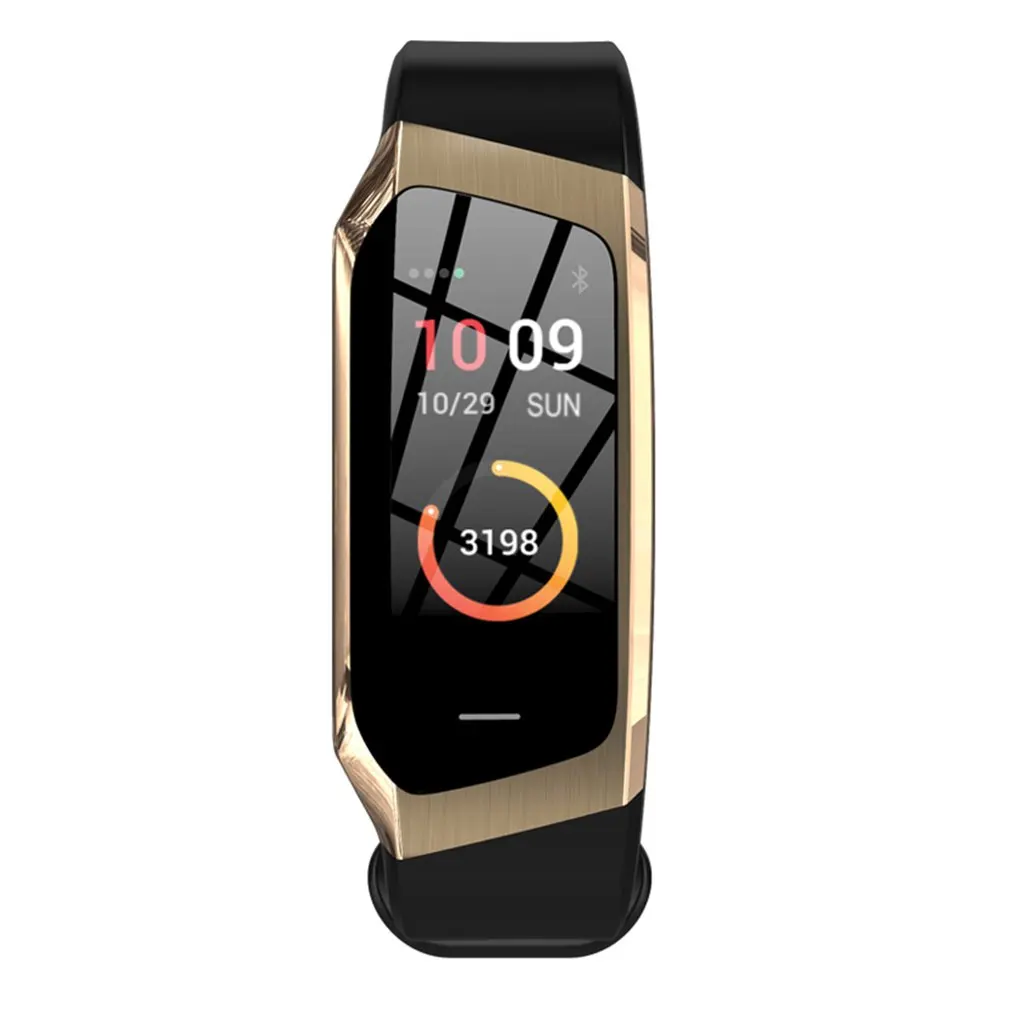 Смарт-браслет E18 с пульсометром фитнес-трекером водонепроницаемые спортивные
