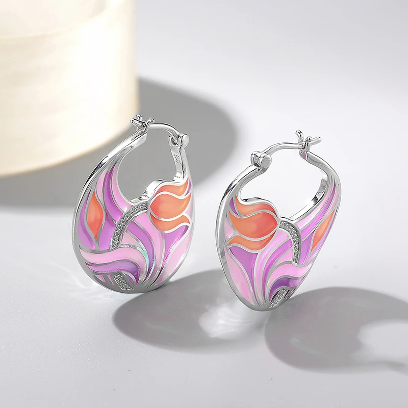 Серьги-подвески сделай сам из стерлингового серебра 925 пробы с блестящим