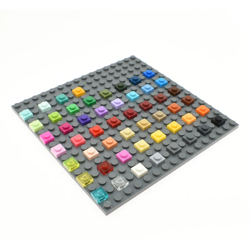 

100pcs 3024 Plate 1X1 For Building Blocks Parts DIY LOGO Educational Creative gift Toys