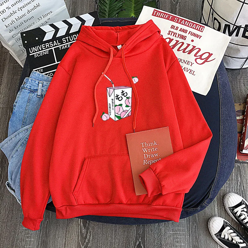 

Large hoodie winter streetwear printed hoodie pullover 2021 fashion Harajuku casual autumn hoodie women loose Korean version