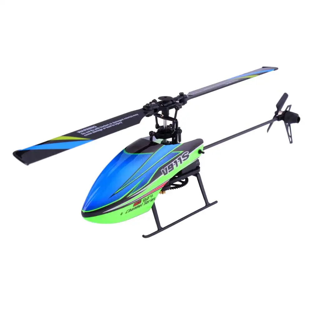 WLtoys V911S Мини RC вертолет 2 4G 4CH 6 Aixs гироскоп с одним лезвием беспилотный самолет