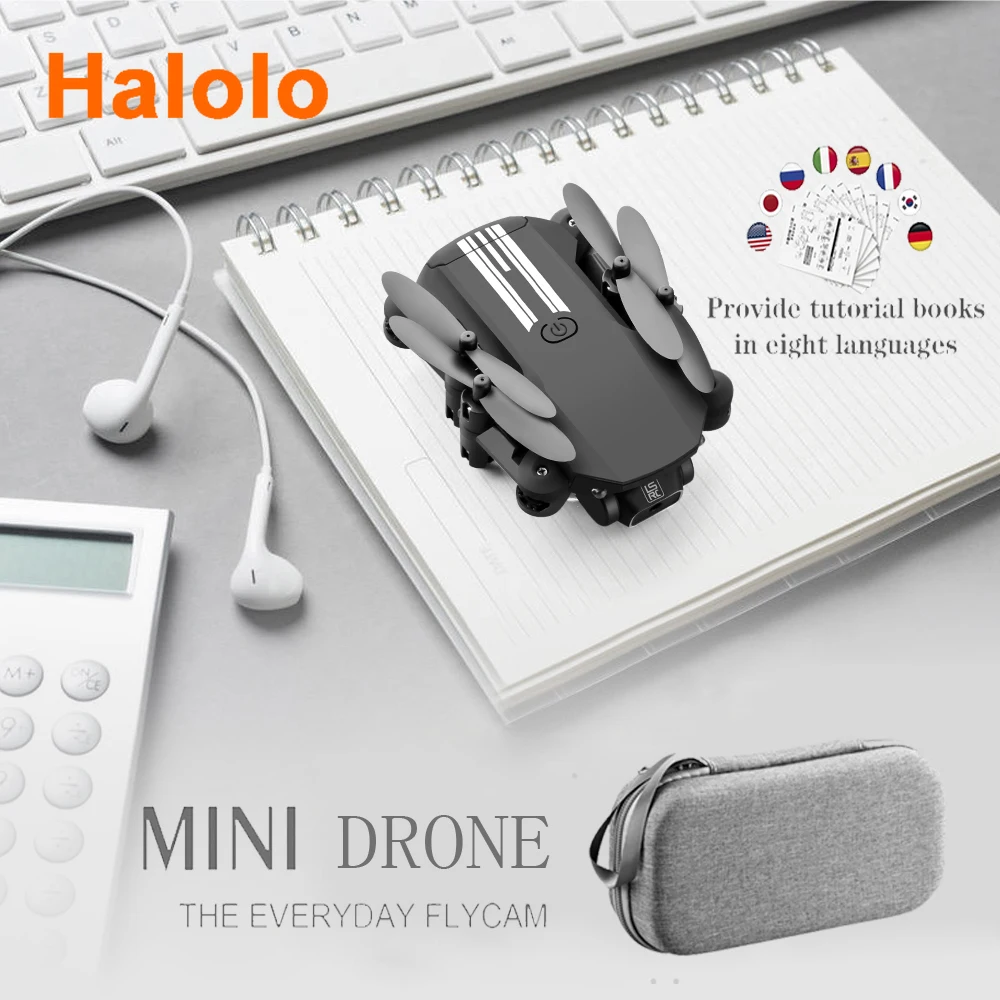 Halolo мини дрона с дистанционным управлением 4K HD Камера Wi-Fi Fpv LS-MIN RC складной