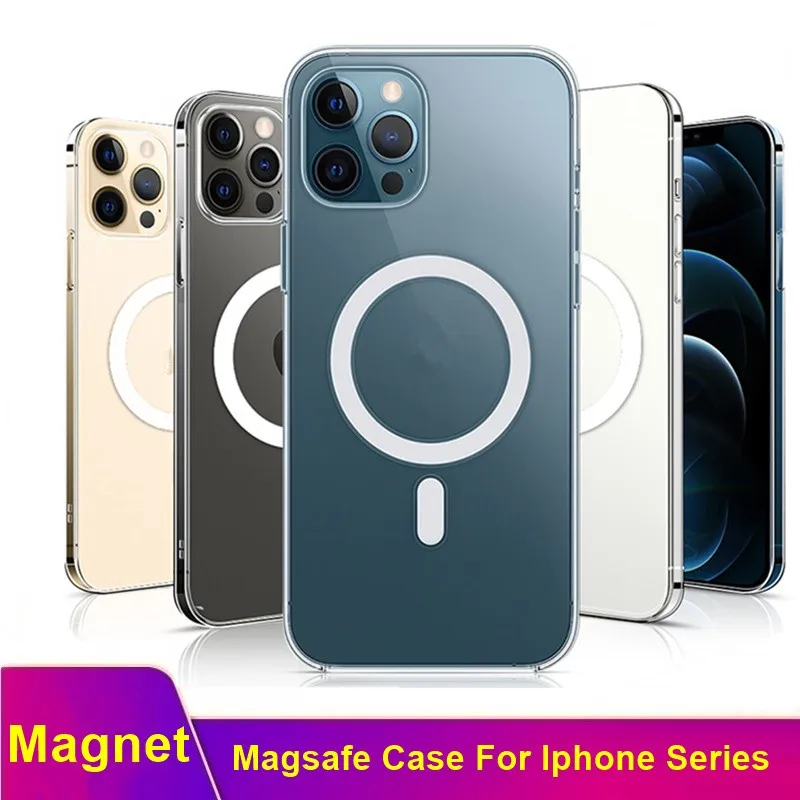 Чехол Tongdaytech для Iphone 11 12 Pro Max XS XR 8 7 6 Plus прозрачный магнитный | Мобильные телефоны и