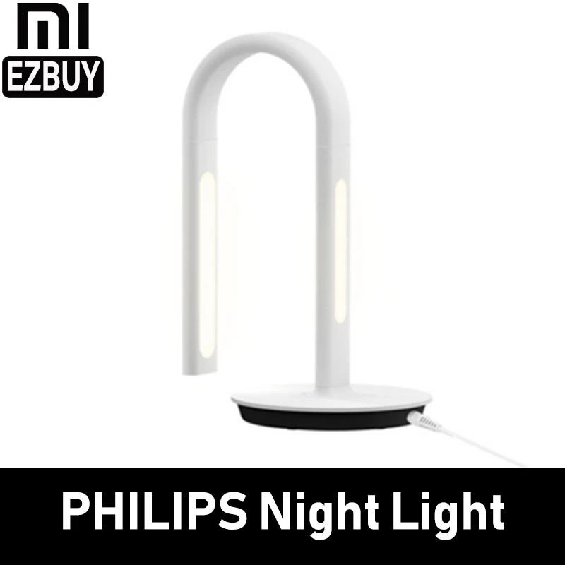 Xiaomi Mijia PHILIPS ночной Светильник Eyecare умный настольный светильник 2 4 светильник ing Scenes App умный контрольный светильник xiaomi Настольный светильник