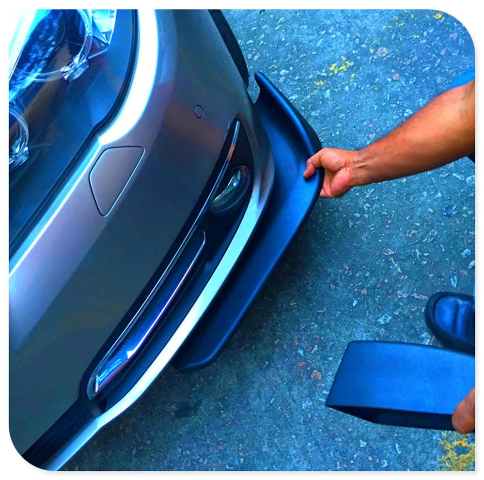 Авто лопаты бампер спойлер передний декоративный устойчивый крыло для Fiat Freemont Doblo 695 FCC4 500e Viaggio Strada 500C