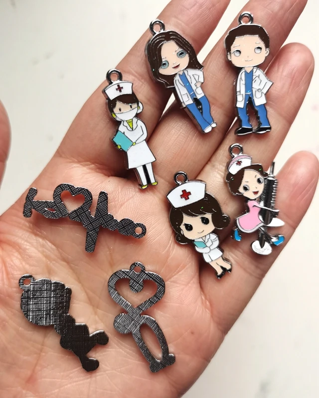 NEW 200 pcs Doctor nurse Charms Pendants Jewelry Making | Украшения и аксессуары