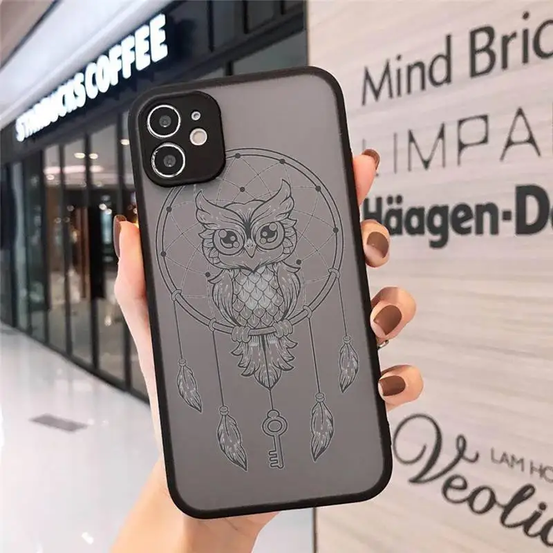 

Mandala Clip art Phone Cases matte transparent For iphone 7 8 11 12 plus mini x xs xr pro max cover