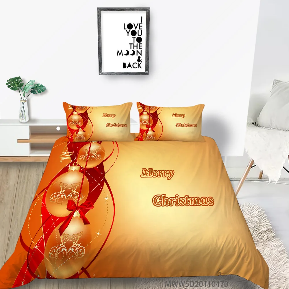 Рождественская серия мультфильм Санта-Клаус 3D цифровая фотообложка наволочка