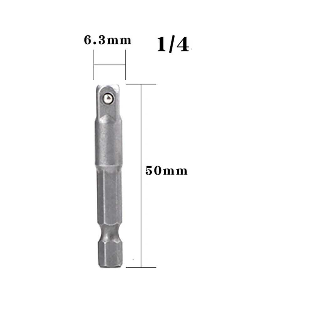 4 шт шестигранный хвостовик адаптер для сверла Гайка Драйвер удлинитель питания