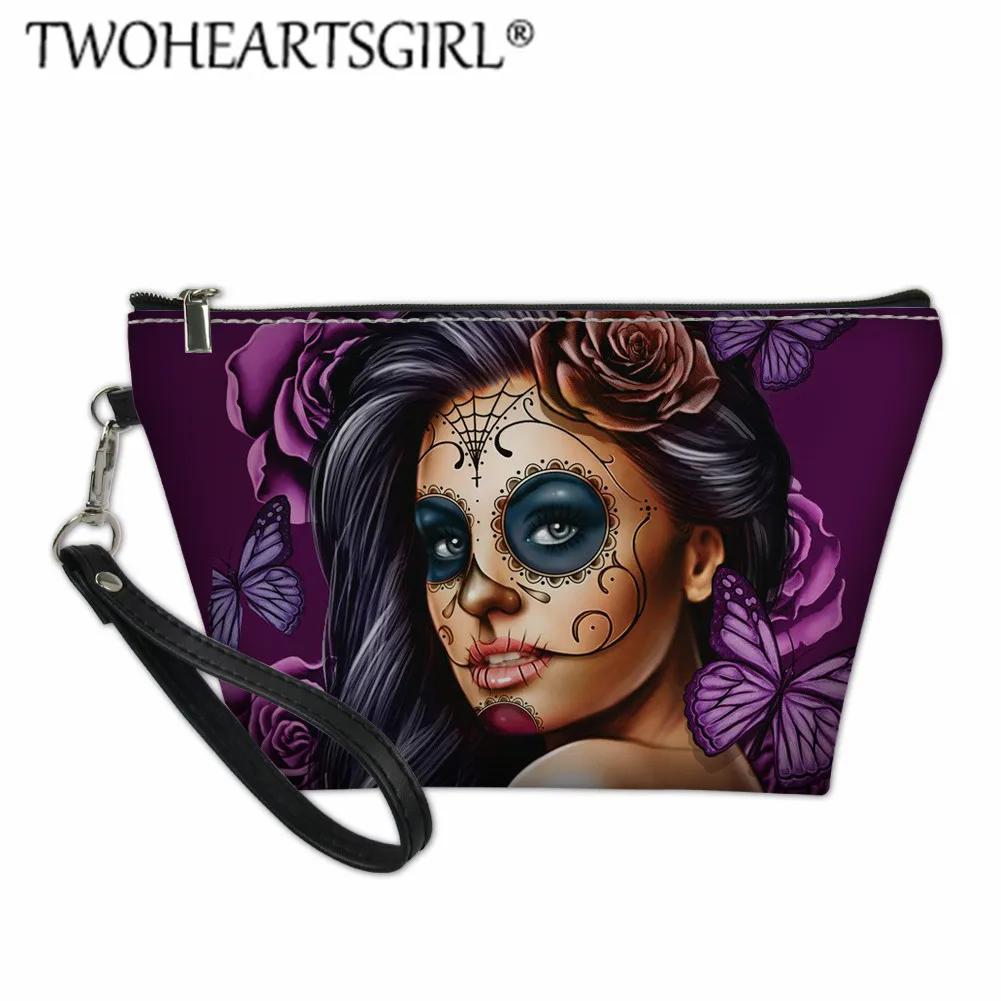 Женская косметичка twoheart sgirl с принтом профессиональная маленькая дорожная