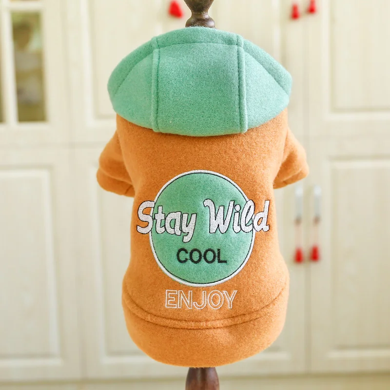 Платье для домашних животных PETCIRCLE Осеннее повседневное шерстяное платье с