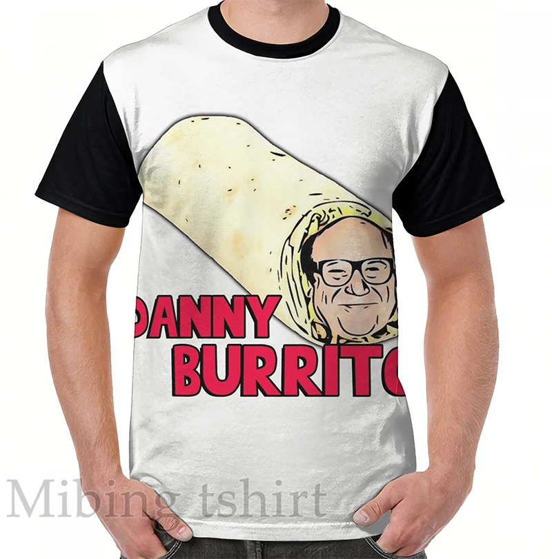 Мужская футболка с забавным принтом женские топы Дэнни боррито (Дорито)-забавная