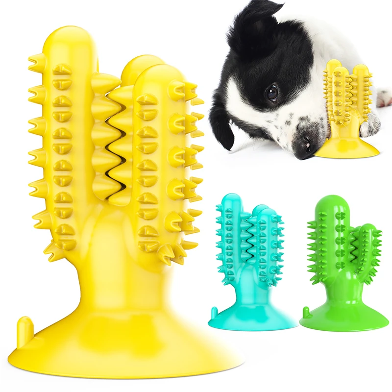 

NEW Dog Toothbrush Toys for Dogs Interactive Toy Training IQ Teeth Cleaning Durable Small Medium Large Dog Puppy Chewing