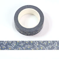 1pc 15mm10m happy easters day foil dandelion decorative washi tape scrapbooking masking tape stationery office supplies