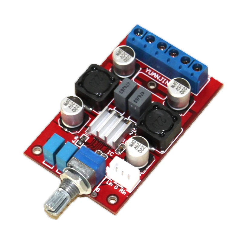 

TPA3123 Class D digital power amplifier board 20W+20W dual-channel DC24V audio amplifier board
