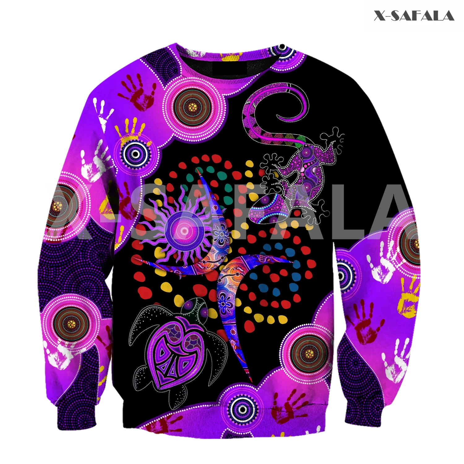 

Aboriginal Naidoc Week 2021 Purple Turtle Lizard 3D Printed Hoodie Man Women Harajuku Outwear Zipper Pullover Sweatshirt Casual