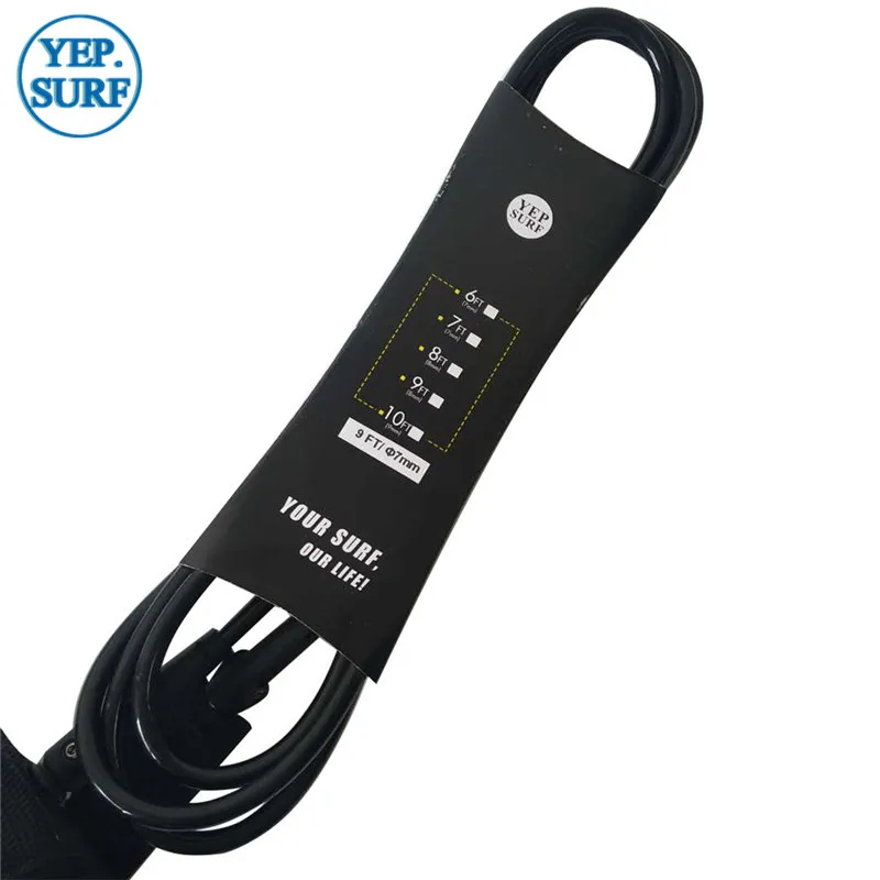 1 шт. прямой поводок для серфинга 9 футов 7 мм 4 цвета|Серфинг| |