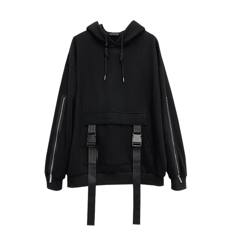 Женская толстовка на молнии Rosetic Готическая с капюшоном 2020 размера плюс