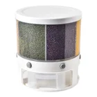 10L сухой Еда диспенсер 6 Сетка рисовый ковш литейный Ящик Контейнер для хранения вращающийся риса диспенсер для Кухня муки Хранения Зерна Чехол