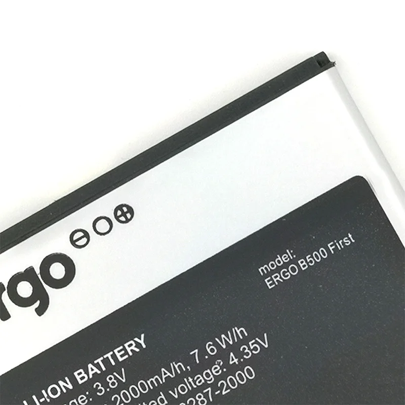 

2000mAh B500 Battery For ERGO B500 First Mobile Phone In Stock Latest Production High Quality Battery+Tracking Number